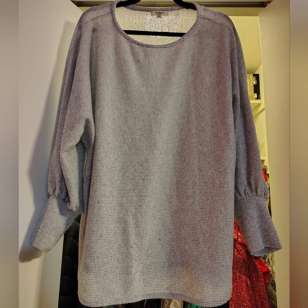 Max Studio Heathered Knit Top